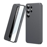 Samsung S26 Ultra GIGAPACK Tok álló aktív FLIP, Smart View Window, SÖTÉTSZÜRKE