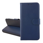 Samsung S26 Ultra GIGAPACK Tok álló, bőr hatású FLIP, asztali tartó, SÖTÉTKÉK
