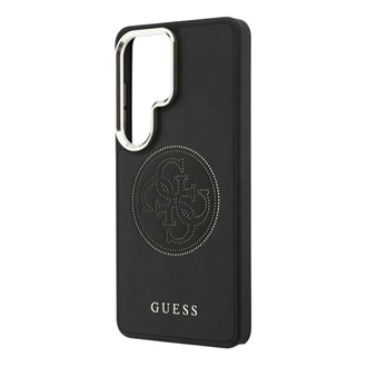 Samsung S26 Ultra GUESS PERFORATED LOGO MAGSAFE szilikon telefonvédő ütésállóság, mágneses, FEKETE