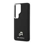Samsung S26 Ultra KARL LAGERFELD K&C HEAD PIN MAGSAFE szilikon telefonvédő ütésállóság, mágneses, FEKETE