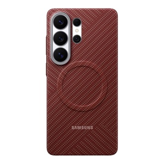 Samsung S26 Ultra SAMSUNG szilikon telefonvédő mágneses, karbon minta, KORALL