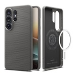 Samsung S26 Ultra SPIGEN LIQUID AIR szilikon telefonvédő ütésállóság, MagSafe, SÖTÉTSZÜRKE