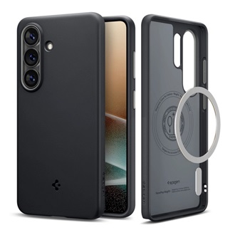 Samsung S26 Ultra SPIGEN NANO POP szilikon telefonvédő kameravédő, MagSafe, FEKETE