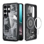 Samsung S26 Ultra SPIGEN ULTRA HYBRID ZERO ONE műanyag telefonvédő ütésállóság, MagSafe, FEKETE