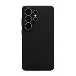 Samsung S26 Ultra TACTICAL BEAVER szilikon telefonvédő mikrofiber plüss belső, topográfiai minta, FEKETE