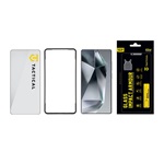 Samsung S26 Ultra TACTICAL IMPACT ARMOUR GLASS képernyővédő üveg 3D, antibakteriális + segédkeret, FEKETE