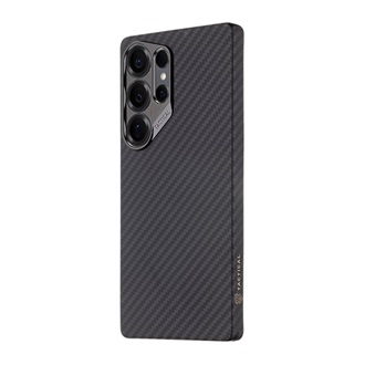 Samsung S26 Ultra TACTICAL MAGFORCE ARAMID szilikon telefonvédő ultravékony, karbon minta, FEKETE