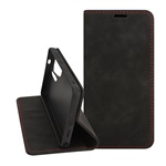 Samsung S26 Ultra TACTICAL XPROOF tok álló, bőr hatású FLIP, prémium, FEKETE