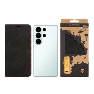 Samsung S26 Ultra TACTICAL XPROOF tok álló, bőr hatású FLIP, prémium, FEKETE