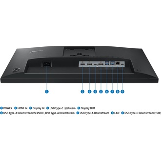 Samsung S43UF Essential 24" IPS LED monitor fekete 100Hz (USB-C: 90W)