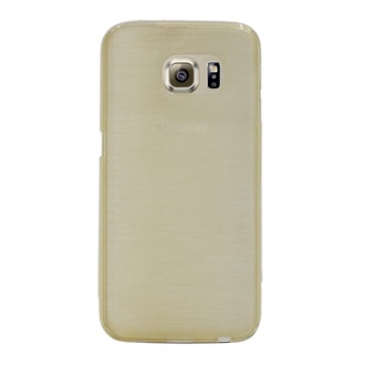 Samsung S6 Gigapack Szilikon telefonvédő szálcsiszolt minta ARANY