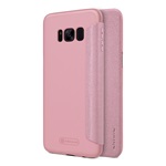 Samsung S8 Plus NILLKIN SPARKLE műanyag telefonvédő FLIP, oldalra nyíló, RÓZSASZÍN