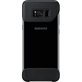 Samsung S8 Plus SAMSUNG műanyag telefonvédő 2 részes FEKETE
