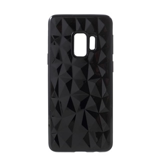 Samsung S9 Gigapack szilikon telefonvédő 3D, gyémánt minta, FEKETE