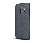 Samsung S9 Gigapack szilikon telefonvédő ütésállóság, varrás minta, SÖTÉTKÉK