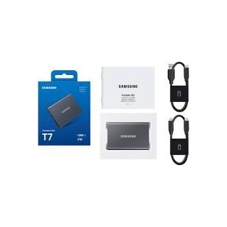 Samsung T7 4TB USB3.2 Gen2 A külső SSD szürke