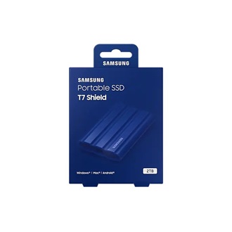 Samsung T7 Shield 2TB USB3.2 Gen2 C 2,5" vízálló ütésálló külső SSD kék