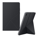 Samsung Tab A11 LTE SAMSUNG tok álló, bőr hatású aktív FLIP, mágneses, FEKETE