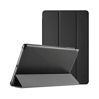 Samsung Tab A11 Plus LTE / Tab A11 Plus WIFI Designed for SAMSUNG tok álló, bőr hatású FLIP, asztali tartó, FEKETE