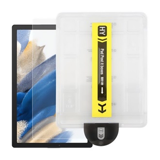 Samsung Tab A8 10.5 LTE (2021) GIGAPACK Képernyővédő üveg 0.3mm, NEM íves + segédkeret, ÁTLÁTSZÓ