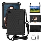 Samsung Tab A8 10.5 WIFI (2021) Gigapack Defender szilikon telefonvédő ütésállóság, vállpánt, FEKETE