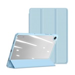 Samsung Tab A9 Plus 5G DUX DUCIS TOBY tok álló, bőr hatású aktív FLIP, asztali tartó, VILÁGOSKÉK