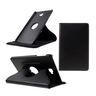 Samsung Tab A 10.1 LTE (2016) GIGAPACK Tok álló, bőr hatású FLIP, 360°, FEKETE
