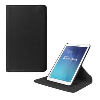 Samsung Tab E 9.6 3G GIGAPACK Tok álló, bőr hatású FLIP, 360°, FEKETE