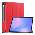 Samsung Tab S10 FE Plus LTE GIGAPACK Tok álló, bőr hatású aktív FLIP, ceruza tartó, PIROS