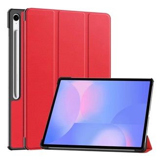 Samsung Tab S10 FE Plus LTE GIGAPACK Tok álló, bőr hatású aktív FLIP, ceruza tartó, PIROS