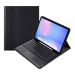 Samsung Tab S10 FE Plus WIFI GIGAPACK Tok álló, bőr hatású FLIP, angol nyelvű, FEKETE