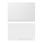 Samsung Tab S10 FE Plus WIFI SAMSUNG tok álló, bőr hatású aktív FLIP, ceruza tartó, FEHÉR