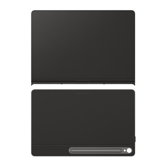Samsung Tab S10 FE Plus WIFI SAMSUNG tok álló, bőr hatású aktív FLIP, ceruza tartó, FEKETE
