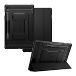 Samsung Tab S10 FE Plus WIFI SPIGEN RUGGED ARMOR PRO tok álló aktív FLIP, ceruza tartó, FEKETE