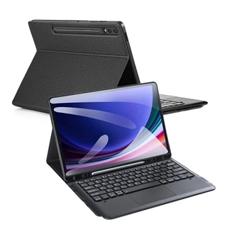 Samsung Tab S10 Plus LTE DUX DUCIS tok álló, bőr hatású FLIP, ceruza tartó, FEKETE