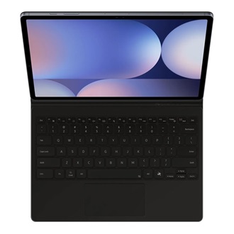 Samsung Tab S10 Plus LTE SAMSUNG tok álló, bőr hatású FLIP, angol nyelvű, FEKETE