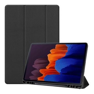 Samsung Tab S8 Plus LTE Gigapack Tok álló, bőr hatású aktív FLIP, ceruza tartó, FEKETE
