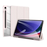 Samsung Tab S9 FE WIFI DUX DUCIS TOBY tok álló, bőr hatású aktív FLIP, ceruza tartó, RÓZSASZÍN