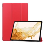 Samsung Tab S9 Plus LTE Gigapack Tok álló, bőr hatású aktív FLIP, ceruza tartó, PIROS