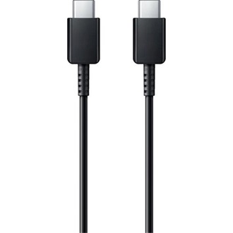 SAMSUNG adatkábel (Type-C - Type-C, gyorstöltő, 100cm) FEKETE (Gigapack csomagolás)