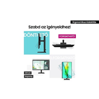 Samsung ViewFinity S60UD 32" IPS LED monitor fekete 100Hz