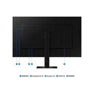 Samsung ViewFinity S70D 27" IPS LED monitor fekete
