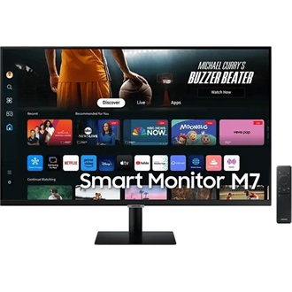 Samsung Vision AI M7 M70D 32" VA LED smart monitor fekete (USB-C: 65W; távvezérlő)