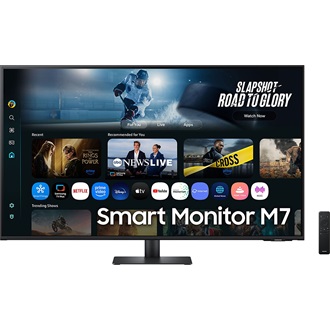 Samsung Vision AI M7 M70D 43" VA LED smart monitor fekete (USB-C: 65W; távvezérlő)