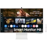 Samsung Vision AI M8 M80D 32" VA LED smart monitor fehér (USB-C: 65W; távvezérlő)