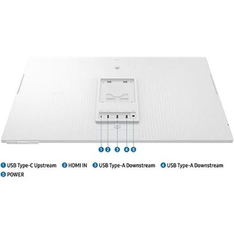 Samsung Vision AI M8 M80D 32" VA LED smart monitor fehér (USB-C: 65W; távvezérlő)