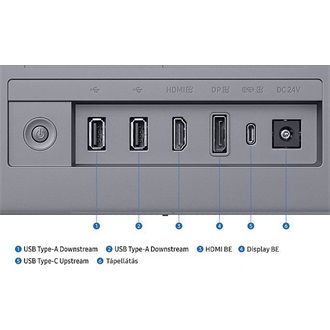 Samsung Vision AI M9 M90SF 32" OLED smart monitor fekete 165Hz G-Sync / FreeSync Premium Pro (USB-C: 90W; webcam: 8MP; t