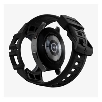 Samsung Watch 4 40 mm SPIGEN RUGGED ARMOR PRO pótszíj egyedi méret, ütésállóság + szilikon keret, SÖTÉTSZÜRKE