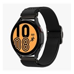 Samsung Watch 4 eSIM 44mm SPIGEN LITE FIT pótszíj egyedi méret, textil, FEKETE