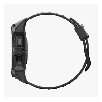 Samsung Watch 6 Classic 47mm SPIGEN RUGGED ARMOR PRO pótszíj egyedi méret, ütésállóság + szilikon keret, FEKETE